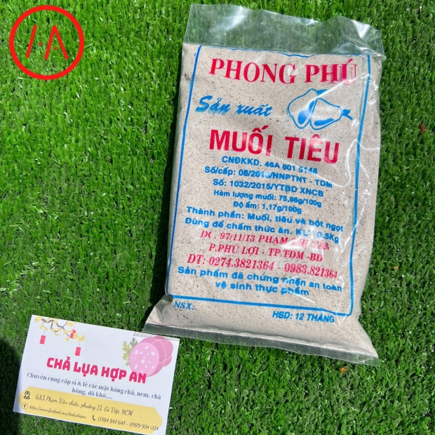Muối tiêu phong Phú bịch 500gr